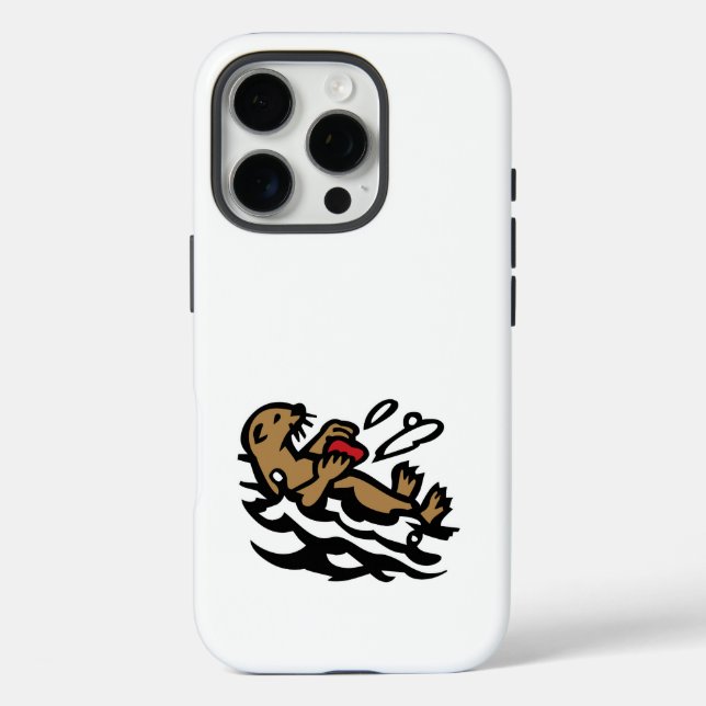 Funda iPhone 16 Pro Nutria marina (Reverso )