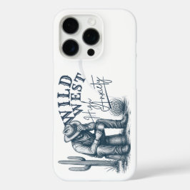 Funda iPhone 16 Pro Oeste Salvaje Alta Ansiedad | Diseño Divertido del