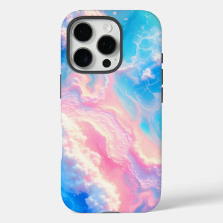 Funda iPhone 16 Pro Olas de océano azul mar de verano rosa playa turqu