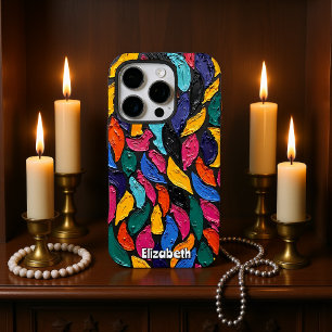 Funda iPhone 16 Pro Ondas Florales Pastel