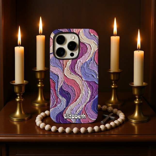 Funda iPhone 16 Pro Ondas Pastel Tangled (Subido por el creador)