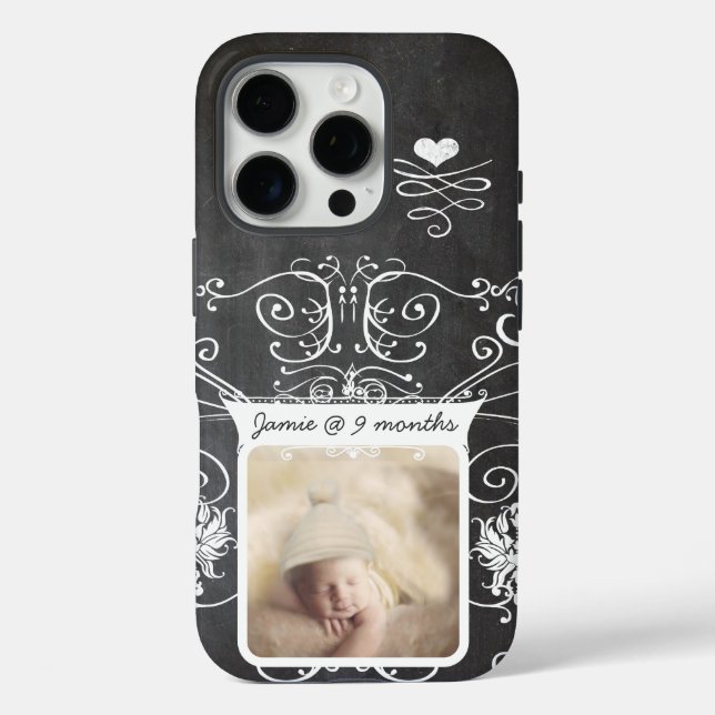 Funda iPhone 16 Pro Orgulloso Moma Chalkboard Typography Art (Reverso )