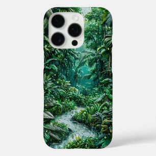 Funda iPhone 16 Pro Paisaje Tropical de Verano Naturaleza Exótica