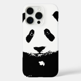 Funda iPhone 16 Pro Panda blanco y negro
