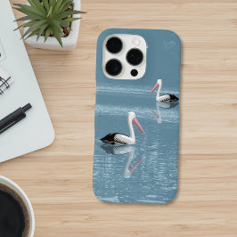 Funda iPhone 16 Pro Pareja pelícola remando en agua azul calmada