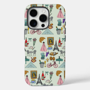 Funda iPhone 16 Pro París romántico