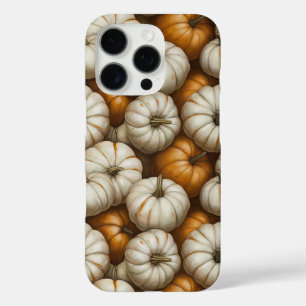 Funda iPhone 16 Pro Patrón de cosecha de calabaza de otoño   Caída Rus