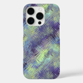 Funda iPhone 16 Pro Patrón de líquido azul tanzano