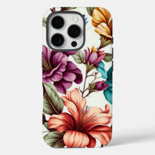 Funda iPhone 16 Pro Patrón de maníes de castaño