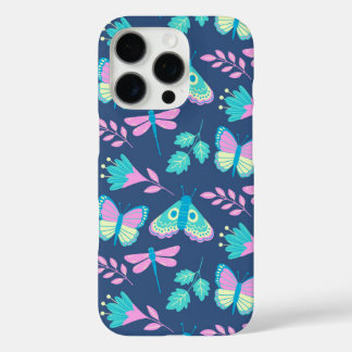 Funda iPhone 16 Pro Patrón de mariposa