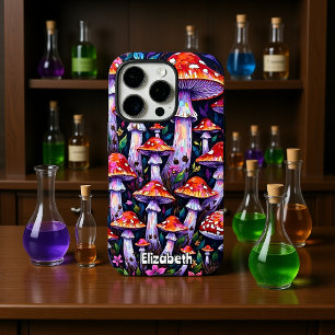 Funda iPhone 16 Pro Patrón de Medley Mushroom