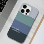 Funda iPhone 16 Pro Patrón de rayas azules y grises<br><div class="desc">Dé a tu iPhone 16 Pro un aspecto elegante y moderno con el Funda de patrones de franjas azules y grises. Con una elegante combinación de rayas azules y grises, este funda añade un toque de sofisticación, manteniendo su equipo protegido. Perfecto para el uso diario o como un regalo reflexivo...</div>