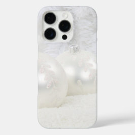 Funda iPhone 16 Pro Patrón de Snowmans y Snowflakes Seamless