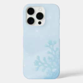 Funda iPhone 16 Pro Patrón de Snowmans y Snowflakes Seamless