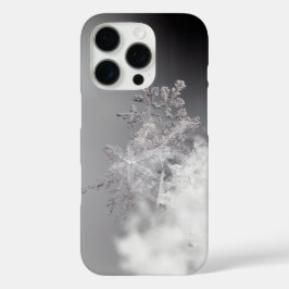 Funda iPhone 16 Pro Patrón de Snowmans y Snowflakes Seamless