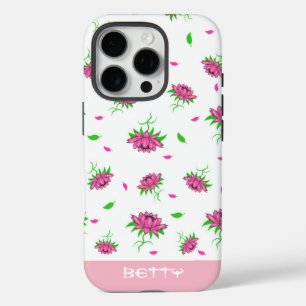 Funda iPhone 16 Pro Patrón floral