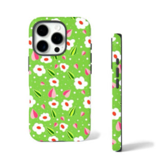Funda iPhone 16 Pro Patrón floral