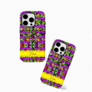 Funda iPhone 16 Pro Patrón floral