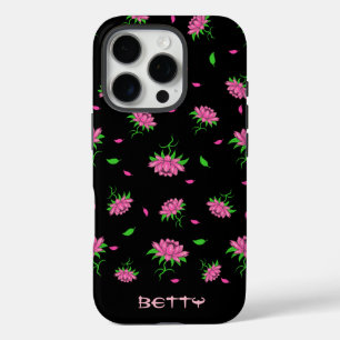 Funda iPhone 16 Pro Patrón floral