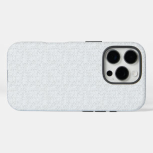 Funda iPhone 16 Pro Patrón floral geométrico gris claro
