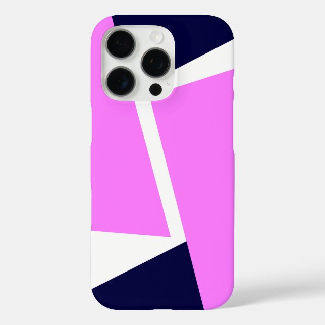 Funda iPhone 16 Pro Patrón geométrico de moda (Reverso )