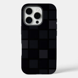 Funda iPhone 16 Pro Patrón moderno de cuadros de verificación