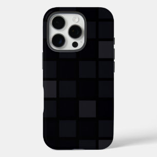 Funda iPhone 16 Pro Patrón moderno de cuadros de verificación
