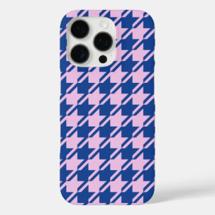 Funda iPhone 16 Pro Patrón rosa y azul de Houndstap