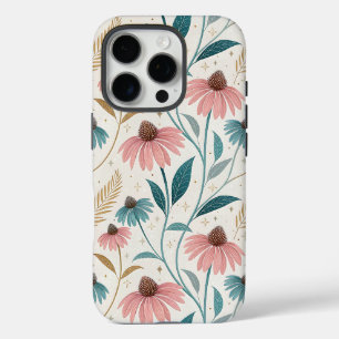 Funda iPhone 16 Pro Pattern Echineceas Glitter