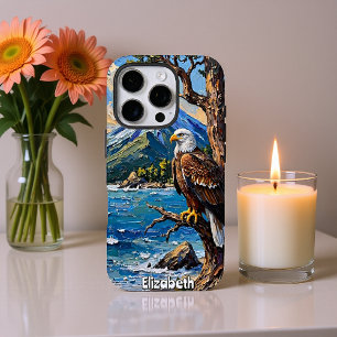 Funda iPhone 16 Pro Perca del águila: montaña, mar, cielo
