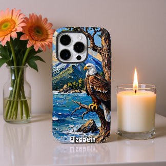 Funda iPhone 16 Pro Perca del águila: montaña, mar, cielo