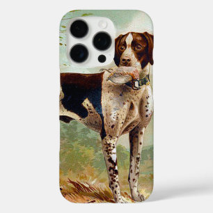 Funda iPhone 16 Pro Perro cazador con pájaro en la boca