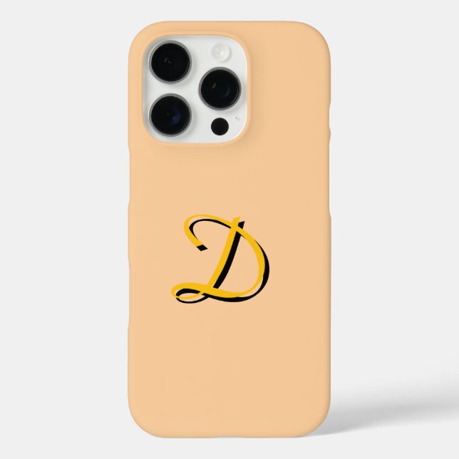 Funda iPhone 16 Pro Personaliza Con Tu Monograma (Reverso )