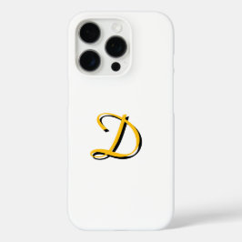 Funda iPhone 16 Pro Personaliza Con Tu Monograma Blanco