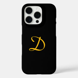 Funda iPhone 16 Pro Personaliza con tu monograma negro
