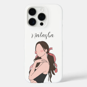 Funda iPhone 16 Pro Personalizable Chica estético de belleza