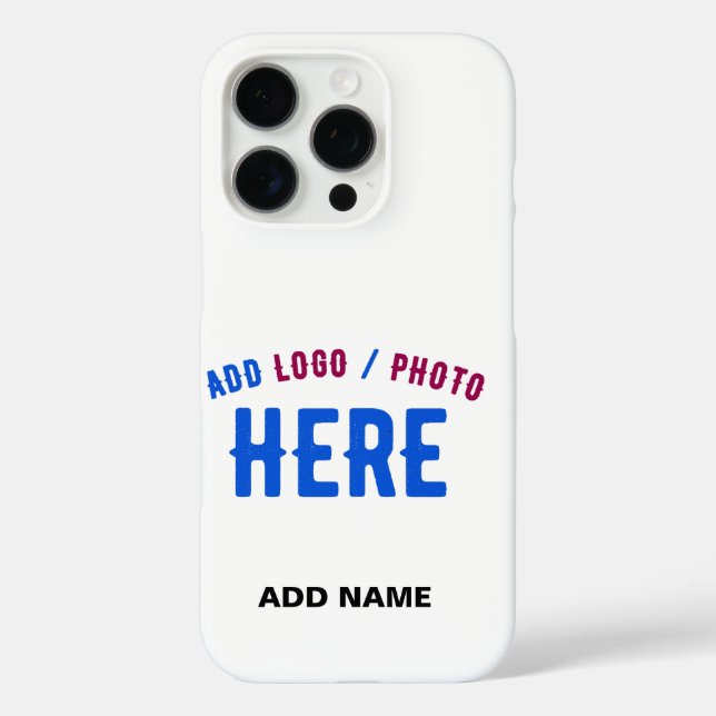 FUNDA iPhone 16 PRO PERSONALIZABLE MODERNO ESTILO BLANCO VERIFICADO MA (Reverso )