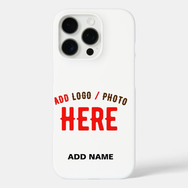 FUNDA iPhone 16 PRO PERSONALIZABLE MODERNO ESTILO BLANCO VERIFICADO MA (Reverso )