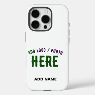 FUNDA iPhone 16 PRO PERSONALIZABLE MODERNO ESTILO BLANCO VERIFICADO MA