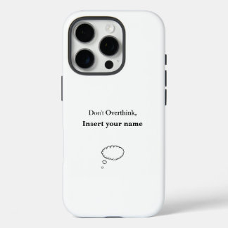 Funda iPhone 16 Pro Personalizable No exagerar el diseño