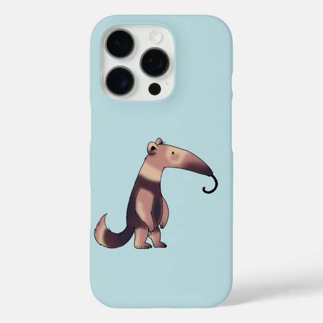 Funda iPhone 16 Pro Personalizado caprichosa Anteater Art (Reverso )