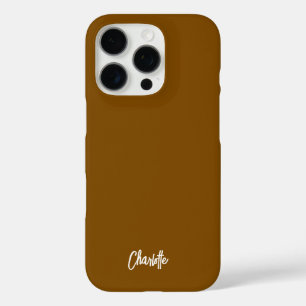 Funda iPhone 16 Pro Personalizado de escritura manuscrita moderna
