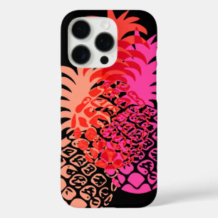 Funda iPhone 16 Pro Piña de Momona Rosa Tropical Hawaiano