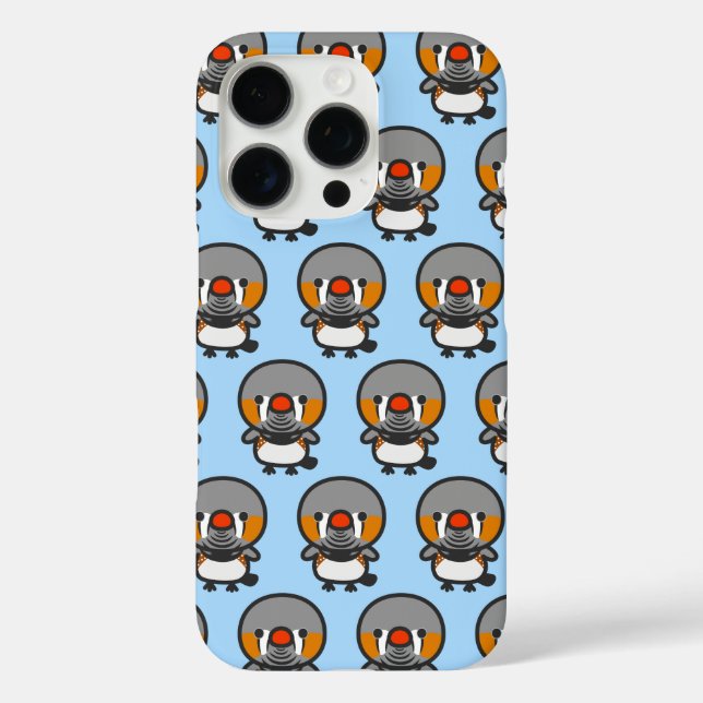 Funda iPhone 16 Pro pinzón cebra de la Sonda macho (Reverso )