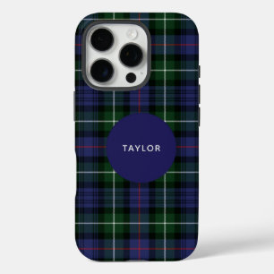 Funda iPhone 16 Pro Plaid Tartan Clan MacKenzie Personalizado