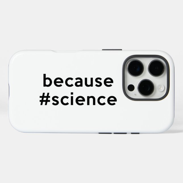 Funda iPhone 16 Pro Porque la ciencia (Reverso (Horizontal))