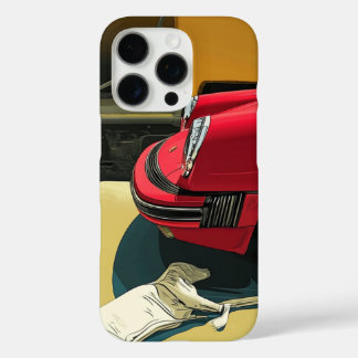 Funda iPhone 16 Pro Porsche y perro