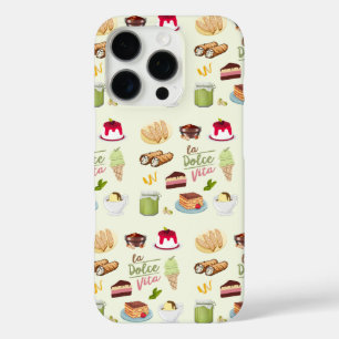 Funda iPhone 16 Pro Postres Dulces Italianos