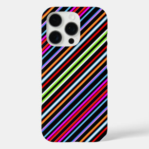 Funda iPhone 16 Pro Rayas coloridas lindas