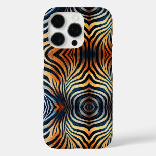 Funda iPhone 16 Pro Rayas de cebra vibrantes personalizadas: Colorido